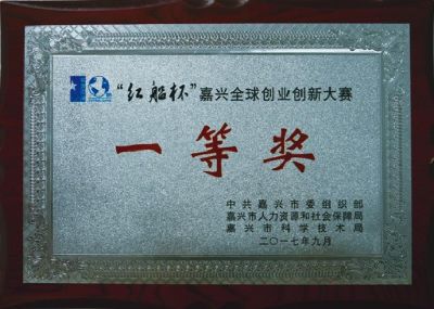“红船杯”嘉兴全球创业创新大赛一等奖
